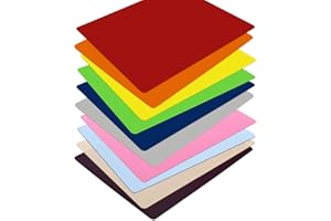 OFFICEMARSHAL Office Marshal Tappetino Scrivania Colorato - Tappetino PC, Sottomano, Copri - Proteggi Tavolo - 50x65cm cm - in Vari Colori, Arancione