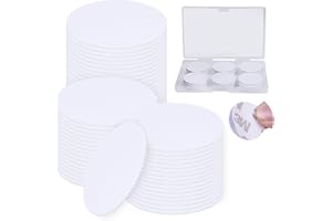 GOTFUN NFC Tags, 50 Pieces NTAG215 NFC Tag 25mm NFC Stickers with Adhesive Back for Easy Fixing Blank White Round Cards 504 Bytes Memory Compatible with Amiibo, TagMo and All NFC Enabled Devices