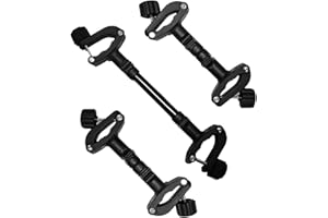 SOONHUA Conectores de cochecito de bebé gemelo 3 piezas, conectores universales para silla de paseo de bebé Cochecito conjunto gancho acoplador Bush liberación rápida