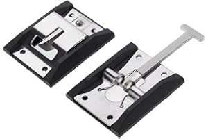 VORCOOL - 1 par de cierres de puerta de acero inoxidable para caravanas