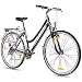 Produktbild CHRISSON 28" Zoll Luxus ALU City Bike TREKKINGRAD DAMENFAHRRAD INTOURI Lady mit 24G Shimano schwarz matt