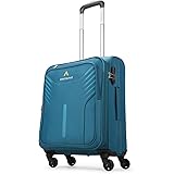 Aristocrat Skyway Cabin Size Soft Luggage (55 cm) | Spacious Polyester Trolley with 4 Wheels and Combination Lock | Dazzling 