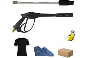 parpyon® Kit AL15-LM22 Ricambi per Idropulitrice Lavor wash professionale Pistola idropulitrice Lavor + Lancia REGOLABILE con attacco filettato M22 + OMAGGI accessori ricambi lavorwash (KITAL15-LM22)