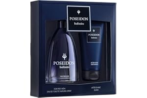 INSTITUTO ESPAÑOL Poseidon Men's Beauty Set Indomite Edition – Eau de Toilette, After Shave