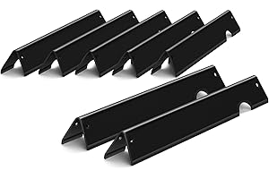 WEMEIKIT 66033 i 66797 batony smakowe 435 cm zamiennik do Weber Genesis II E-410 E-415 S-435, Genesis II/LX 400 Series (2017 i nowsze) Części do grilla, porcelanowe stalowe pręty smakowe, 7 sztuk