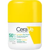 CeraVe, Invisible Oil Control SPF 50+, UVB + UVA, 50 ml | Very high protection in light fluid that controls oil and shine for