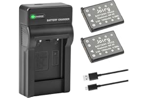 JOIRY 2X NP-45 Batteria di Ricambio Compatibile con FUJIFILM NP-45 NP-45A NP-45B NP-45S INSTAX Mini 90 Fujifilm FinePix XP140 XP130 XP120 XP90 XP80 XP70 XP60 XP50 XP30 XP20 T560 T550 T510 T500 T400 T360