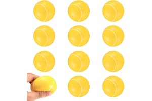 AICHUAN 12 stycken skumbollar, 6 cm mjuka skum tennisbollar, skum tennisbollar för barn kul och vuxna ångest