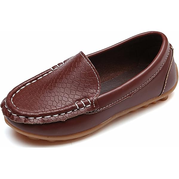 Jungen Tanzschuhe Aus Weichem Leder - Anti-Rutsch Anzugschuhe Für Kinder