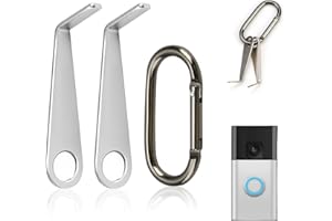 TEASTEAM Confezione da 2 strumenti di rimozione del campanello per anello (versione 2024), sostituzione sicura della chiave del campanello compatibile con anello video e campanello a batteria, con portachiavi