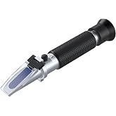 AUTOUTLET Salinity Refractometer, Handheld Refractometer Salt Level Meter | Dual Scale of 0-100 ppt Salinity and 1,000 to 1,0