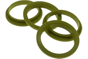 RKC 4 anelli di centraggio, 72,2 x 57,1 mm, gialli, prodotti in Germania