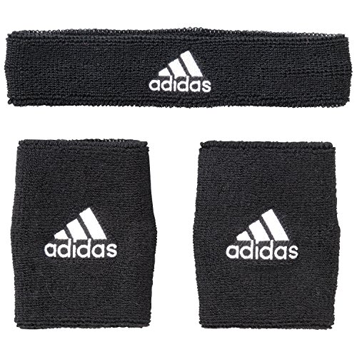 adidas Kappe Nba WB+HB Schweißbänder, Schwarz / Weiß, Einheitsgröße