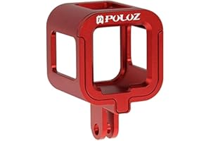 Carcasa PULUZ a Prueba de Golpes con Seguro de aleación de Aluminio, Carcasa Protectora con Seguro de la Parte Trasera para GoPro Hero5 Session, Hero4 Session