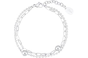s.Oliver Armband 925 Sterling Silber/Edelstahl für Damen, Armschmuck, Motiv, Kommt in Schmuck Geschenk Box