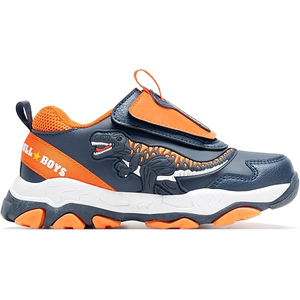Bull Boys Sneaker Dinosauri Con Luci T-Rex – Verde, Bambino Piccolo (26 EU, 2-5 Anni) - 3