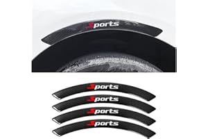 JNNJ 4 Stück Radlaufverbreiterung Kotflügel Schutzblech Schmutzfänger, Universelle Radlaufverbreiterungen Schmutzfänger, Rad Augenbraue Bogen Trim Aufkleber Autozubehör