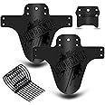 NICEDACK Mud Guard, 2Pcs MTB Bicycle Mudguards for 26" 650B 27.5" 29" MTB Mountain Bike Rear and Front Mudguard Fender