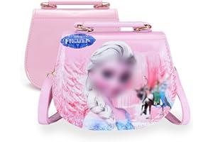 Syijupo Sac à Bandoulière de Dessin Animé, Anna und Elsa Mini Sac Bandoulière,Sangle Réglable Sac à Bandoulière pour Fille, Sac a Main Petite Fille Mignonnes, Sac à Dos pour Fille de Voyage