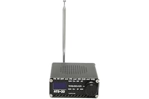 ZUNATE Shortwave Radio, ATS-20 Si4732 All Band Radio Receiver with SSB Reception, FM AM MW SW Handheld Radio Recorder, Built in Battery, for Home Outdoor Camping