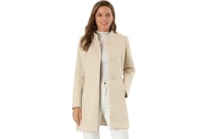 Allegra K Regular Caban Donna