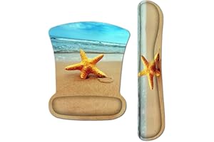 AOKSUNOVA Alfombrilla de ratón ergonómica con reposamuñecas