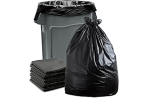 MAYA HOME & GARDEN MAYA 30 Sacchi Neri Grandi Resistenti 85x110 cm, 150 Litri, Sacchi Spazzatura per Secchio e Pattumiera, Ideali per Bidoni Spazzatura Condominiali e come Sacchi Giardinaggio e Sacchi per Macerie (30)