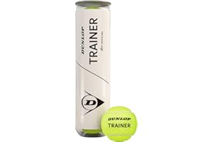 ‎DUNLOP DUNLOP Tennisball Trainer, VDT Offizieller, Premium Tennis Trainingsball - für Sand, Hartplätze und Rasen (4 Bälle)