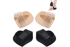 ZITUZY 2 Pares Plantillas para Espolones en Talon, Plantillas Espolon Calcaneo Mujer, Protectores de Gel para el Talón, para Quienes Sufren de Dolor de Espolón Óseo (Negro y Tono de Piel L)