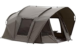 MK-ANGELSPORT MK - Tenda da pesca alla carpa, 2-3 uomini, MK Fort Knox Air Man 2.0, Bivvy, altezza interna 1,6 m, tenda da pesca Bivy 1-2