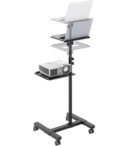 Stand Proiettore Carrello Per Proiettore PureMounts PCART-10 - Regolabile In Altezza 950-1450mm, Inclinabile +/-12°, Capacità 10 Kg, Nero, Per Stand Proiettore Carrello Per Proiettore PureMounts PCART-10 - Regolabile In Altezza 950-1450mm, Inclinabile +/-12°, Capacità 10 Kg, Nero, Per