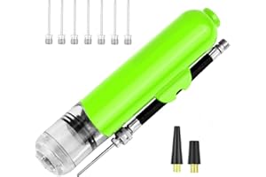 iToobe Ball Pump Set with 8 Needle Pins and 2 Spare Nozzle Adapter, Air Pump Adaptor Set for Football, Rugby Ball, Volleyball, Basketball, Handball, Balloon, Bikes, Swim Inflatables and other balls