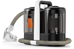 ITEFDTUTNE 400W Waschsauger Teppichreiniger, Entwickelt für Familien mit Haustieren Polsterreiniger Gerät, Fleckenreiniger für Teppich, Sofa, Vorleger, Polster, Treppen, Auto. Weiß