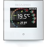 Becasmart Serie 2002 Termostato WiFi per Caldaia a Gas/Acqua, Cronotermostato Smart Wifi, Termostato da Parete Programmabile 