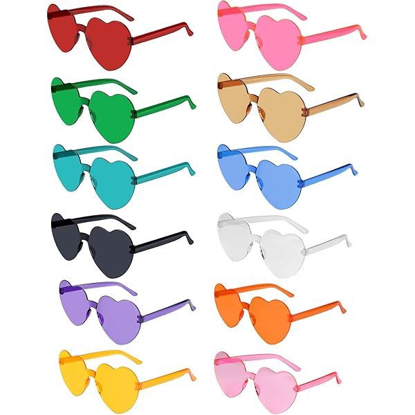 Occhiali Da Sole A Forma Di Cuore Juliyeh - Stile Retrò Per Feste E Compleanni - Foto 7