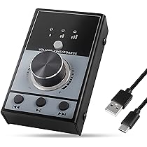 USB Volume Control Knob With RGB Light For PC Multimedia External