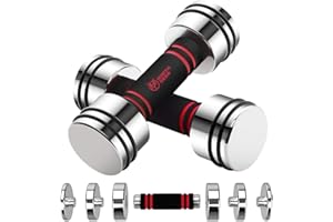 ‎NORTHDEER Northdeer STAHL Kurzhanteln - Ultrakompakte Einstellbare Hanteln 2,5kg 5kg 7,5kg 10kg 15kg 25kg mit Schaumstoff-Griff - Innovative Stahlhantel für Zuhause