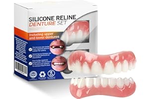 JAYASU Bikenda Silicone Relinedenture Set, Bikenda Silicone Reline Denture Set, Soft Denture Reline Kit, Bielenda Denture Set, Denture Silicone Reline Kit, Silicone Dentures Repair Kit (1 Set)