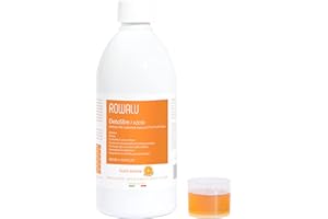 ROWALU | Drenante | Integratore Detox Diuretico ed Anticellulite | Depura il fegato ed Intestino | Drena e Sgonfia la Pancia | Sazia ed Elimina la Ritenzione Idrica | Da Bere in vari Gusti (Arancia)