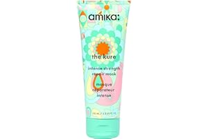 amika the kure intense strength repair hair mask - strengthening hair care for dry, damaged strands - rich deep conditioner enriched with bond fortifying technology to help reduce breakage (100 ml)