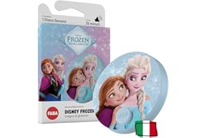 FABA Disco Sonoro Disney - Frozen Il regno di ghiaccio - Storie e fiabe sonore per bambini e bambine 5-10 anni - Ascoltabile con il Raccontastorie e FABA+, gioco educativo versione italiana