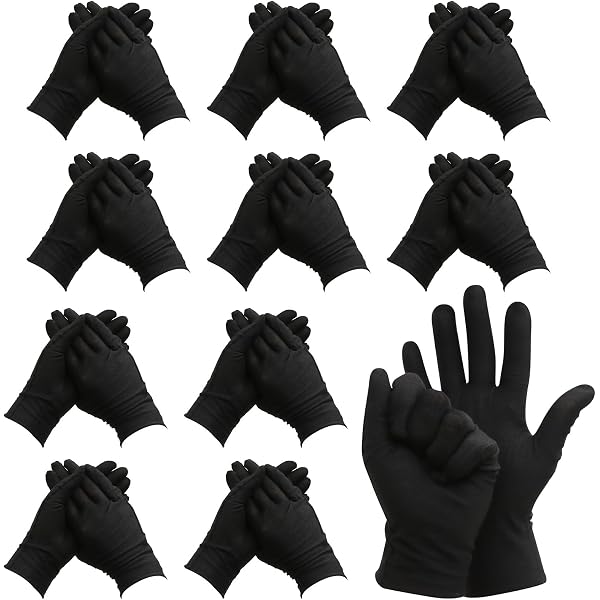 4 Paar Baumwoll-Handschuhe Für Feuchtigkeitspflege & Touchscreen – Wiederverwendbar Mit Wäschebeutel