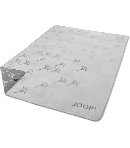 JOOP! Wohndecke 'Leo' In Taupe - Leopardenmuster, Kuscheliger Baumwollmix, Made In Germany