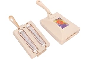 ‎YINHING Handbesenbürsten, Teppichschmutz-Kehrbürste mit Doppelrolle, Hand-Sofa-Kehrbürste, Tischkehrmaschine für Bett-Desktop