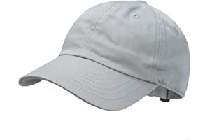 GADIEMKENSD Kids Plain Baseball Cap Unconstructed Fit Washed Cotton