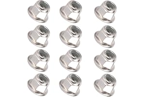 DILWE 12 Pièces Écrou de Verrouillage de Pneu RC Écrou Antidérapant de Voiture RC Écrou de Verrouillage de Roue RC, Écrou de Verrouillage en Métal de 4 Mm Écrou de Verrouillage de