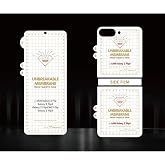 CONSTRAIN Samsung Galaxy Z Flip 5 İle Uyumlu &Ouml;n Arka Ikili Koruyucu Esnek Nano Koruma