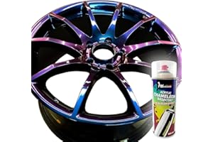 PMcolours Flip Flop Peinture, Multi-couleur Effet Caméléon ECLIPSE (bleu-mauve-orange-rouge), 400 ml Aérosol