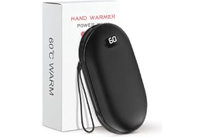 ZAEWRY Scaldamani magnetico elettrico, confezione da 2, riscaldatore portatile, 3600 mAh, 3 impostazioni di temperatura, portatile, rosa | Leroy Merlin