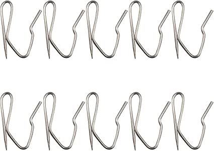 Amazon.de: Ucatcher 100 Pack Metall Prise Falten Vorhang Haken für